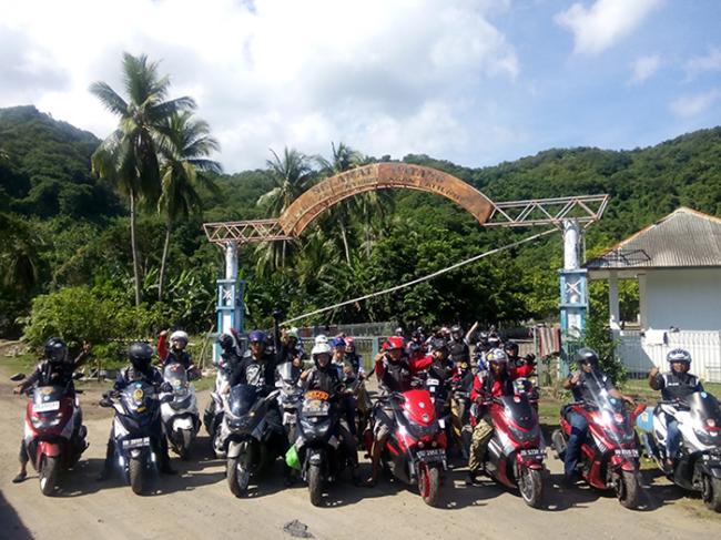 Maros N-MAX Community Kagumi Keindahan Pantai Pinang Selayar