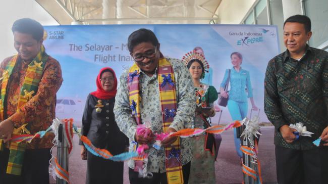Garuda Indonesia Resmi Terbang Layani Rute Makassar-Selayar PP