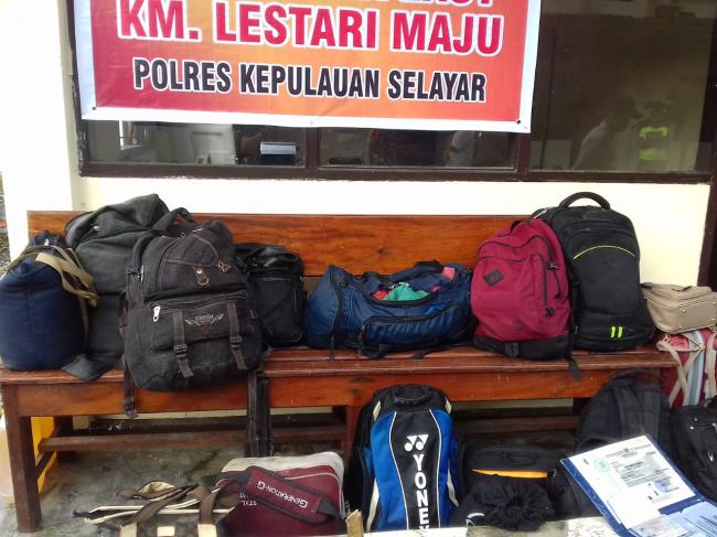 POLRES KEPULAUAN SELAYAR RILIS RATUSAN BARANG KORBAN YANG BERHASIL DIAMANKAN