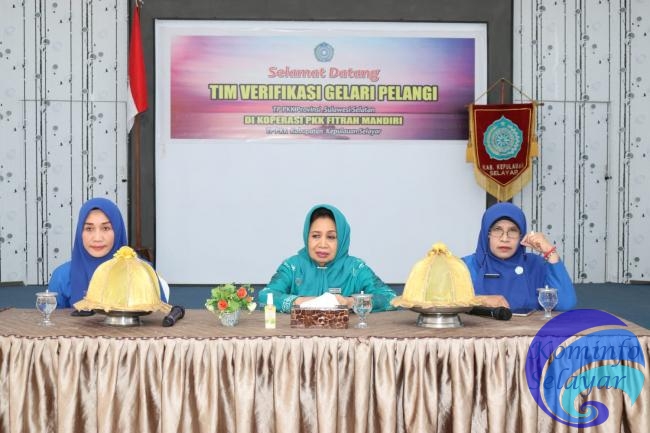 TP PKK Sulsel Verifikasi Pilot Project Gelari Pelangi PKK Kepulauan Selayar