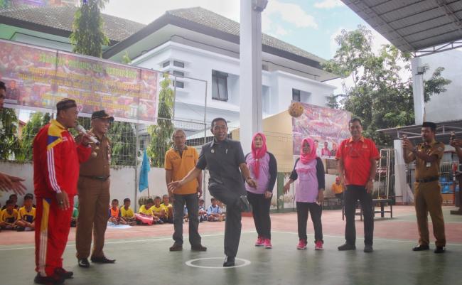 Kejuaraan Sepak Takraw Tingkat Pelajar Resmi Dibuka Oleh Wabup Kepulauan Selayar
