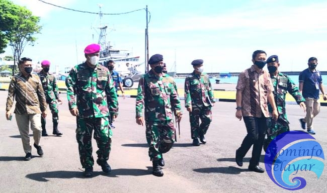 Bupati Basli Ali temui Danlantamal VI, Selayar akan miliki Pangkalan TNI AL.