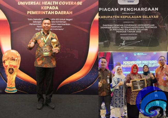 Bupati Basli Ali Sukses Sandingkan Penghargaan BPJS Kesehatan dan BPJS Ketenagakerjaan
