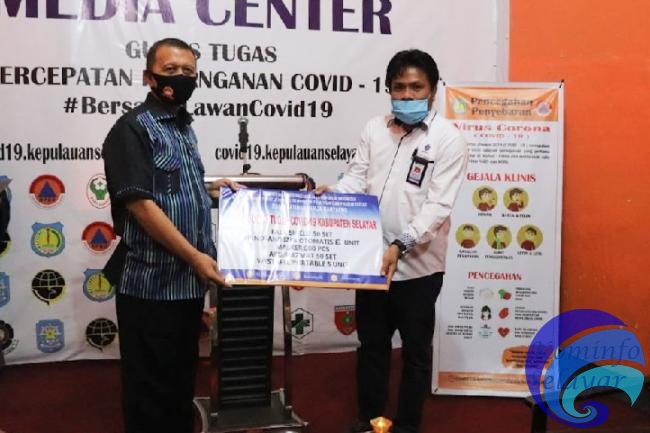 BLK Bantaeng Serahkan Bantuan APD ke Posko GTPP Covid-19 Selayar