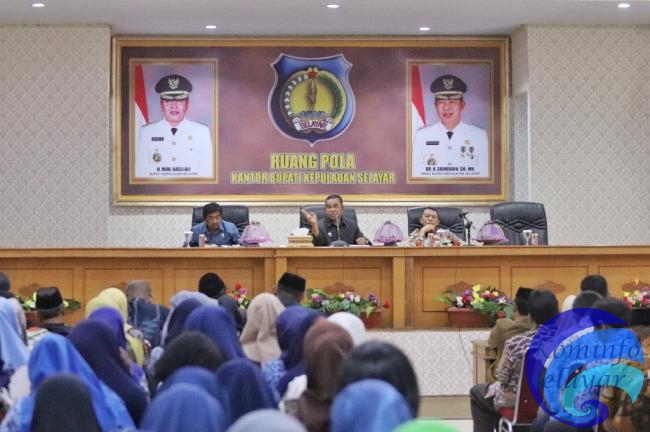 Evaluasi Kinerja OPD, Wabup Kepulauan Selayar Pimpin Briefing Akhir Tahun