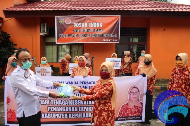 DWP Kepulauan Selayar Berempati, Salurkan Suplemen untuk Petugas Kesehatan Penanganan Covid-19