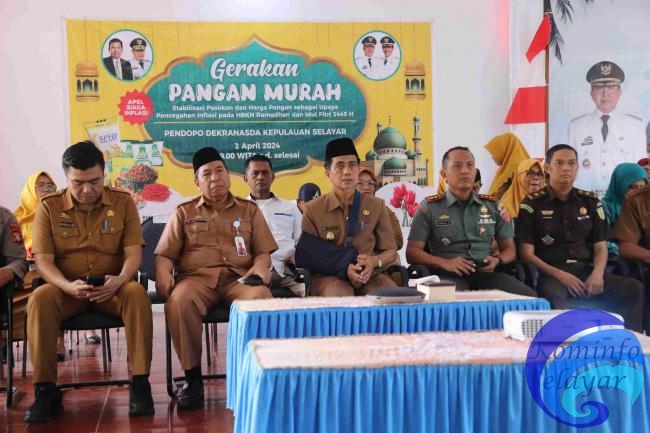 Wabup Bersama Forkopimda Selayar Ikut Apel Pengamanan dan Ketersediaan Pangan 