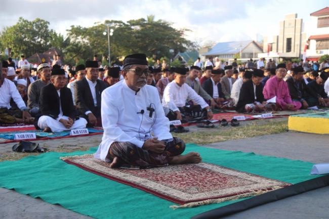 Sholat Idul Adha 1439 H Tingkat Kabupaten Kepulauan Selayar, Terpusat di Lapangan Pemuda Benteng
