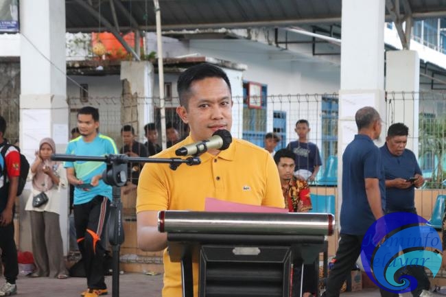 Kadisdikpora Tutup Turnamen Sepak Takraw Antar Pelajar 2024
