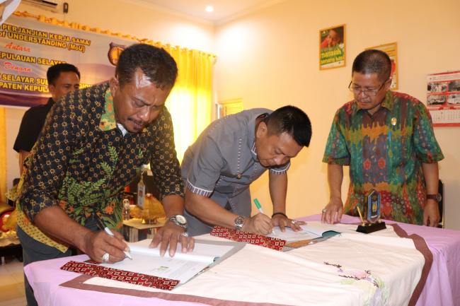 Bupati Kepulauan Selayar Teken MOU Dengan Kansilog Subdivisi Regional Wilayah V