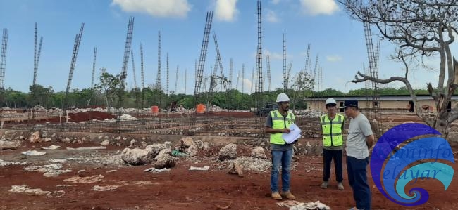 Bupati Kepulauan Selayar Tinjau Progres Pembangunan RS Pratama Pasimarannu