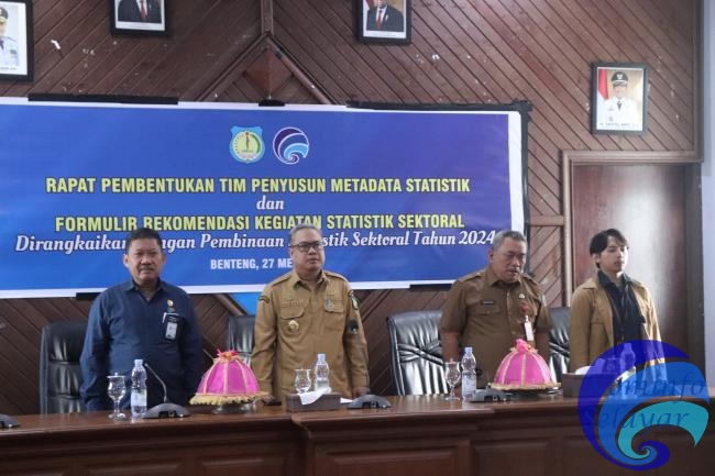 Diskominfo SP Bentuk Tim Penyusun Metadata Statistik Pemkab Selayar
