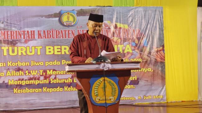 Pemkab Selayar Gelar Takziah Umum Atas Korban Tragedi KMP. Lestari Maju 