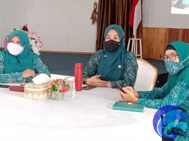Virtual, Musrifah Basli Hadir pada Obras Kain PKK Pusat