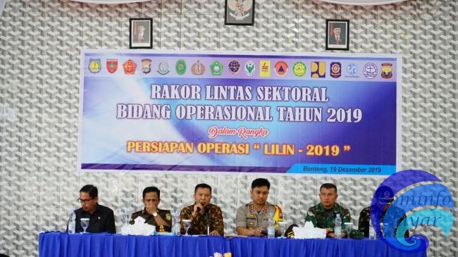 Rakor Lintas Sektoral, Bupati Kepulauan Selayar dukung Ops Lilin 2019 Jelang Nataru