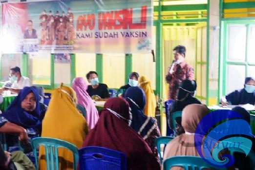 Wabup Minta Warga yang Sudah Menerima Vaksin Bantu Sosialisasikan Pentingnya Vaksinasi