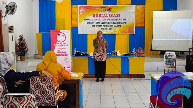 Bidang Humas Diskominfo SP Sosialisasi Kanal Aduan SP4N Lapor di Kecamatan Bontoharu