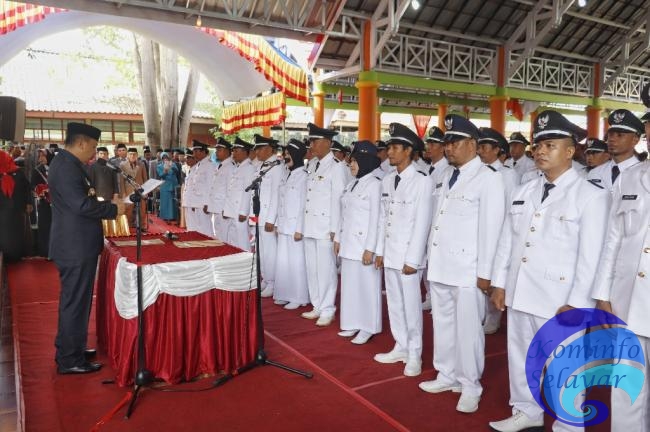 Bupati Kepulauan Selayar Lantik 54 Kades, Hasil Pilkades Serentak 2019