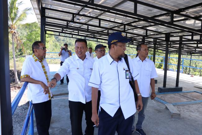 Bupati Kepulauan Selayar Tinjau Proyek Pembangunan Air Bersih