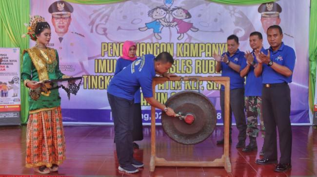 Bupati Kepulauan Selayar Canangkan Kampanye Imunisasi Measles Rubella 