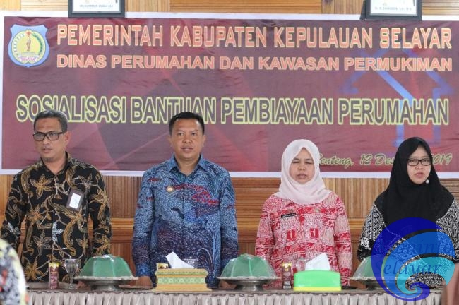 Bupati Kepulauan Selayar Buka Sosialisasi Bantuan Pembiayaan Perumahan