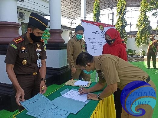 Bupati Selayar bersama Forkopimda Dukung Pencanangan Zona Integeritas Menuju WBK/WBBM