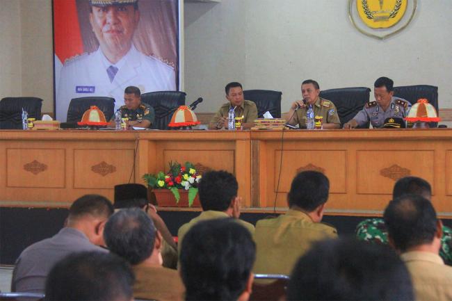 Bupati Kep. Selayar Pimpin Rapat Pembentukan Satgas Penertiban Hewan Ternak