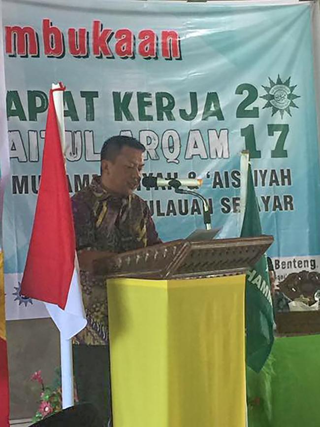 Buka Rakerda PD Muhammadiyah dan PD Aisyiah, Bupati Berikan Bantuan Hibah 300 Juta Rupaih
