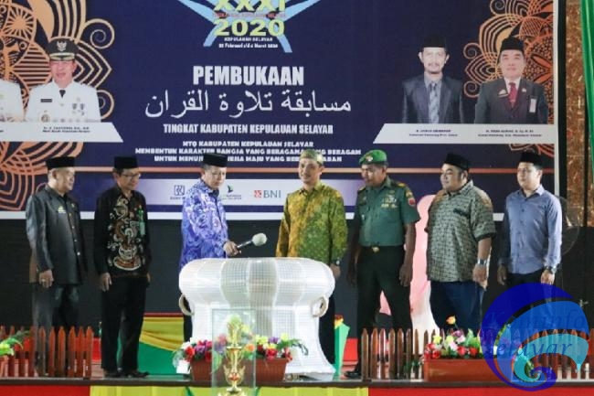 Sekda Buka MTQ Tingkat Kabupaten Kepulauan Selayar Tahun 2020