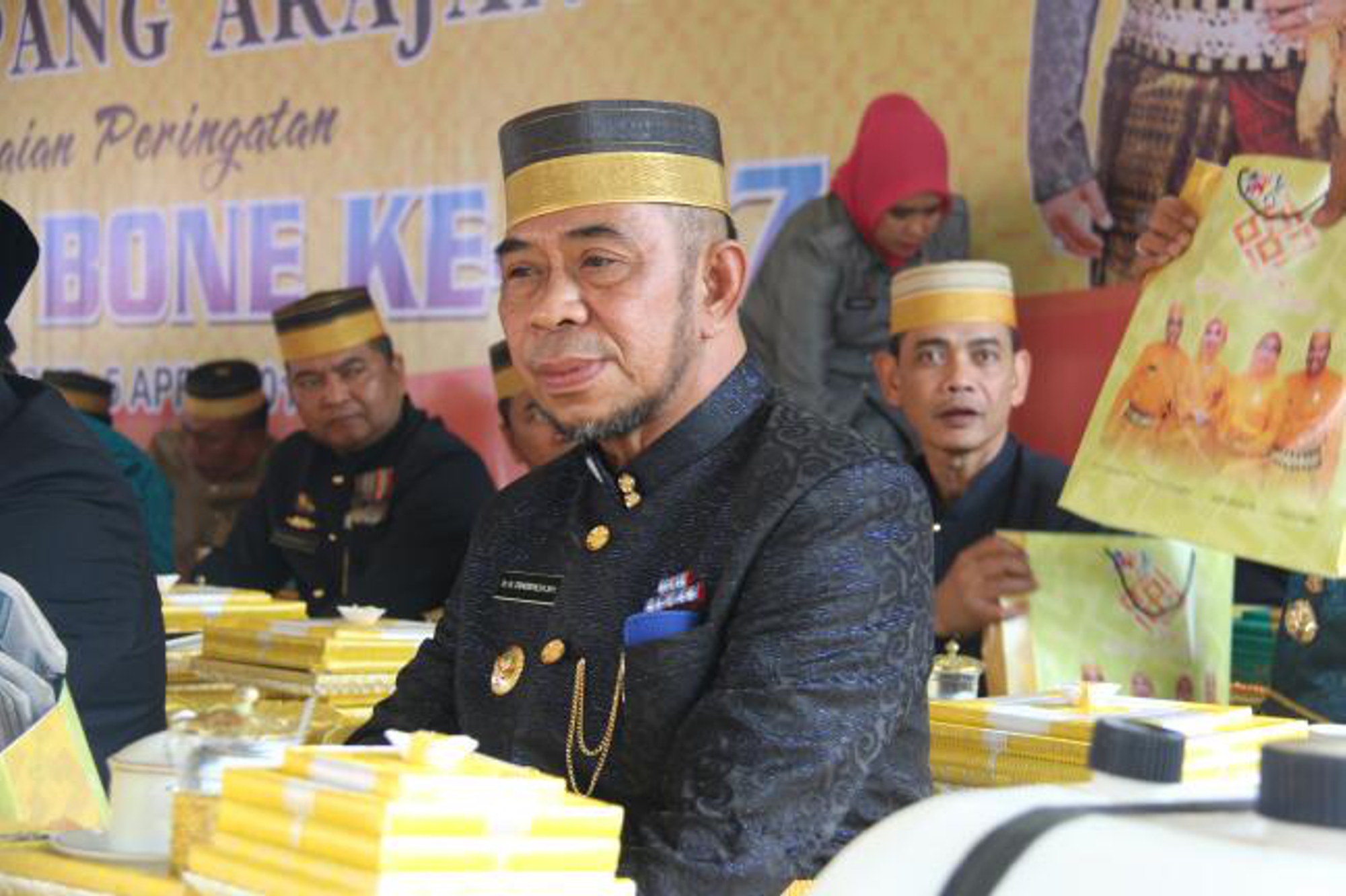 Wabup Kep. Selayar Ikuti Prosesi Mattompang Arajang Dihari Jadi Bone ke-687