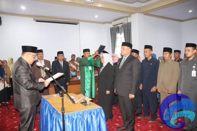 Sekda Mesdiyono Lantik 2 Pejabat Pimpinan Pratama dan 14 Pejabat Administrator