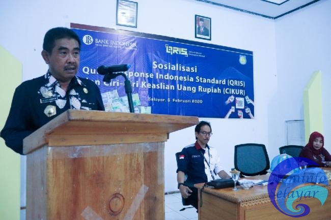 Asisten Administrasi Buka Sosialisasi Program QRIS dan CIKUR oleh Bank Indonesia