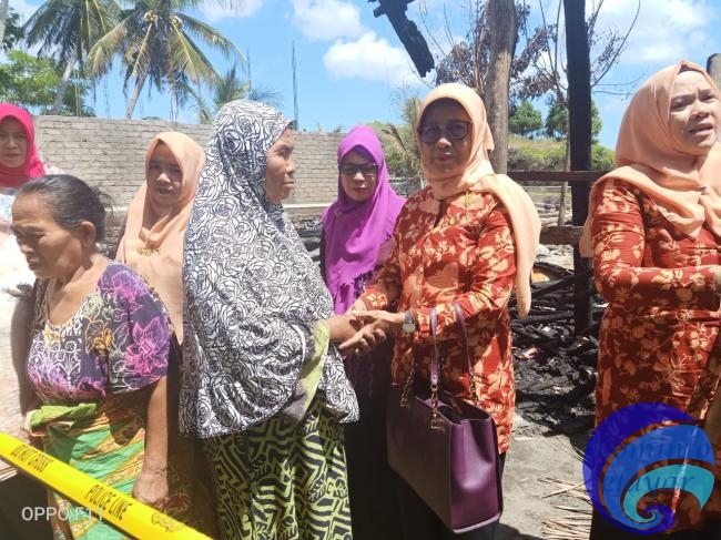 Bantuan Terus Mengalir Untuk Korban Kebakaran di Tile-Tile, Kini Giliran Pengurus DWP Selayar