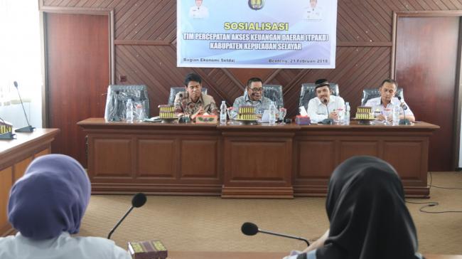 Wakil Bupati Kepulauan Selayar Buka Sosialisasi dan Finalisasi Draft TPAKD 
