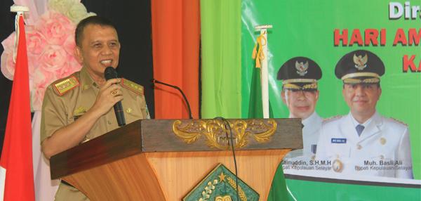 Sekda Selayar Bacakan Sambutan Menteri Agama RI Pada Hari Amal Bakti ke-71 Kemenag