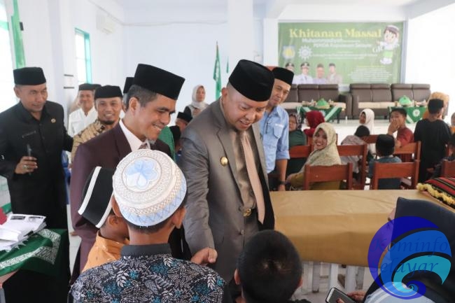 Bupati bersama Wabup Kepulauan Selayar Pantau Khitanan Massal PD Muhammadiyah