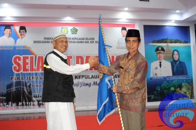 Tiba di Selayar, 109 Jemaah Haji  Disambut oleh Wakil Bupati Saiful Arif  