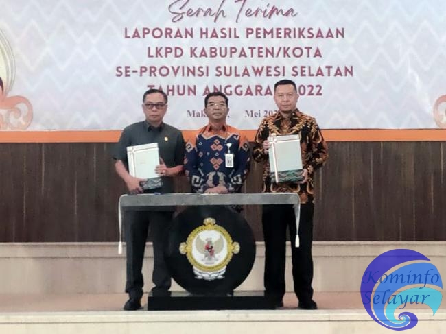 Terima LHP LKPD 2022, Basli Ali Sukses Antarkan Pemkab Selayar Raih WTP Ketujuh kalinya