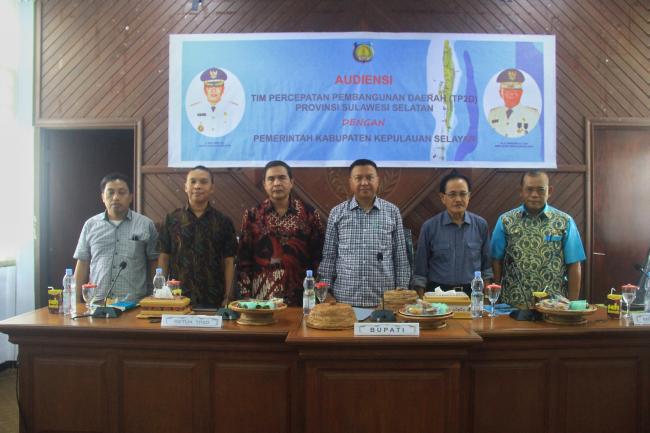 Audiensi Dengan TP2D Sulsel, Berikut Usulan Bupati Kepulauan Selayar 