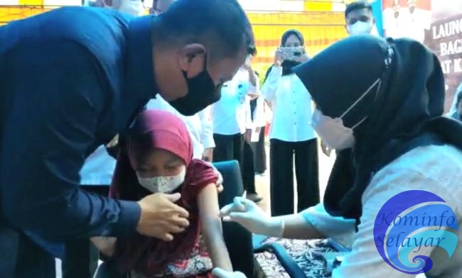  Gebyar Vaksin Anak dimulai, Putra-Putri Bupati dan Forkopimda Selayar jadi contoh terima vaksin pertama