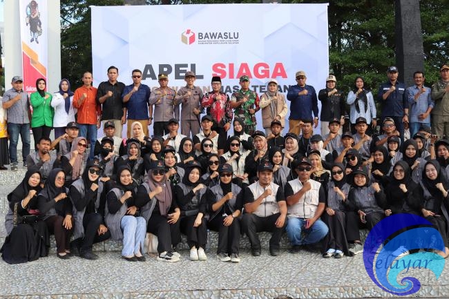 Apel Siaga Pengawasan Pilkada Selayar, Bupati Percaya Bawaslu Mampu Jalankan Tugas Dengan Baik