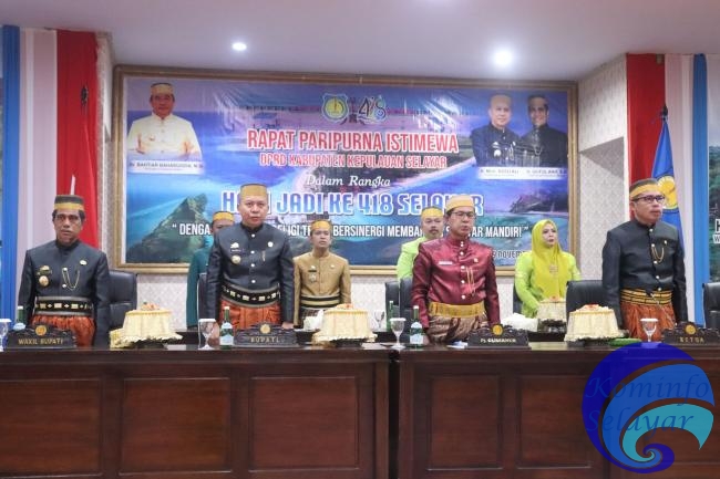 Puncak Hari Jadi ke-418 Selayar, Bupati Basli Ali Paparkan Capaian Pembangunan dalam Tiga Tahun Terakhir 