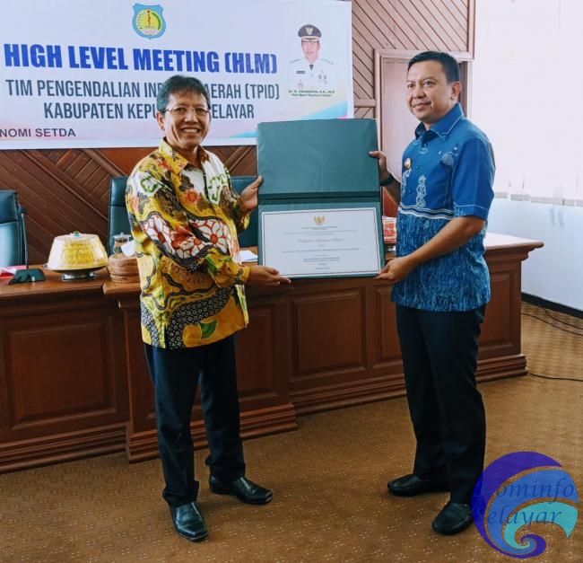 Pemda Selayar Raih Penghargaan Nominasi TPID Kabupaten/Kota Berprestasi dari Menko Perekonomian 