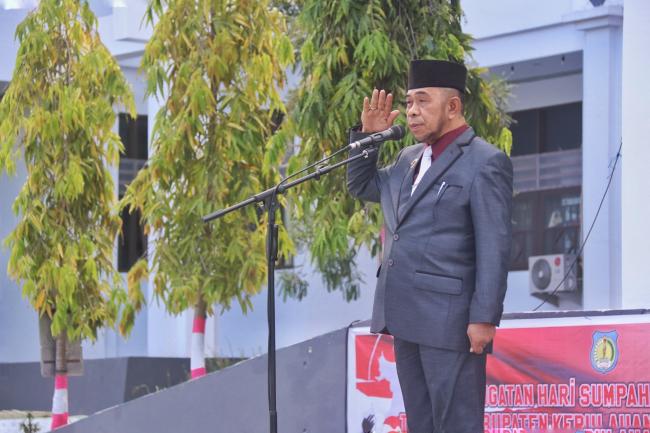 Wabup Kepulauan Selayar Pimpin Upacara Peringatan Hari Sumpah Pemuda ke-90 Tahun 2018