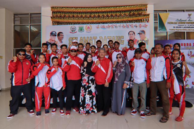 Kontingen Kepulauan Selayar Diterima Resmi Oleh Panitia Porda XVI Sulsel 