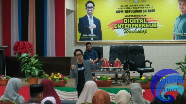 HIPMI Selayar Persembahkan Workshop Digital Enterpreneur