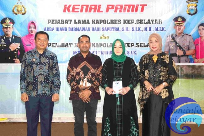 Pisah Sambut Kapolres Selayar, Basli Ali : Terima Kasih Atas Dedikasi dan Pengabdian AKBP Ujang Darmawan Hadi Saputra