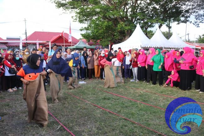 Lomba Permainan Rakyat Antar OPD dan OKW Semarakkan Hut Kemerdekaan Ke 79 RI Lingkup Pemkab Kep. Selayar