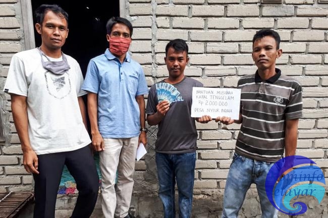 Kades Nyiur Indah Fasilitasi Pemulangan Warganya Korban Kapal Tenggelam di Perairan Majene