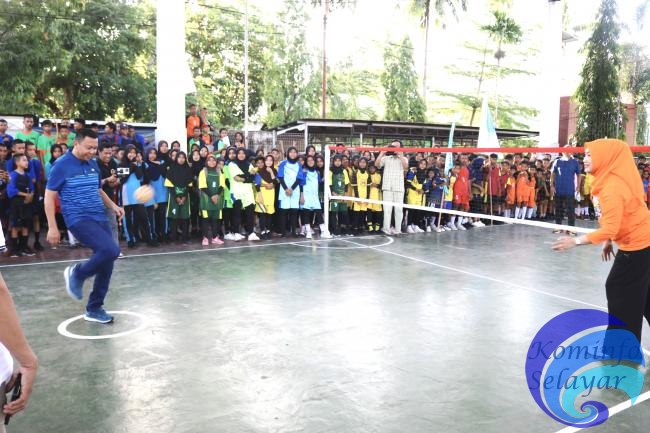 Turnamen Sepak Takraw Antar Pelajar 2024 Perbutkan Piala Bergilir Bupati dan Ketua TP PKK Selayar Mulai Digelar